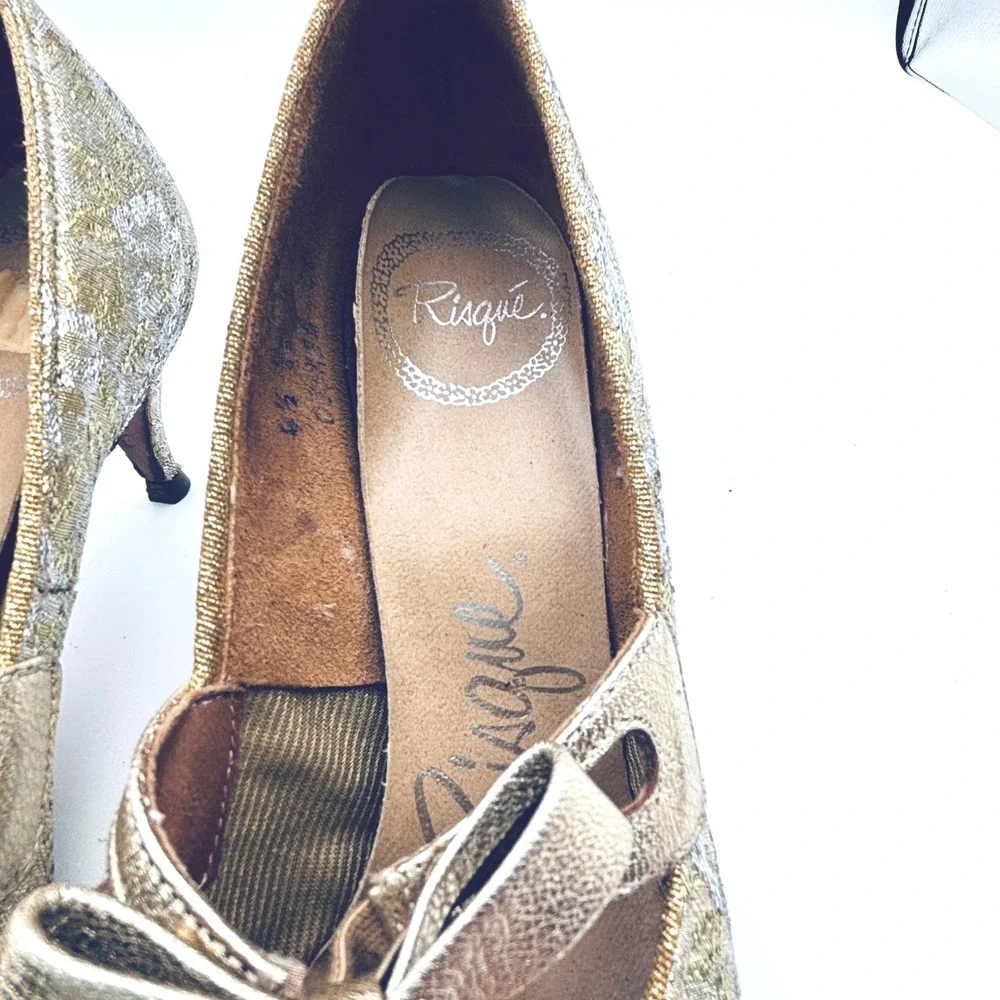 ANTIQUE 1910s-1920s Edwardian/Flapper Heels Shoes